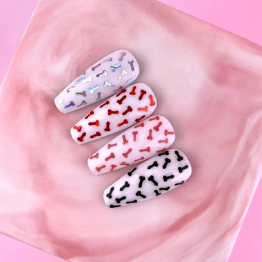 Топ для ногтей LUNA Secret №02 без липкого слоя прозрачный, красный 13 мл (300-3350) - Фото №7