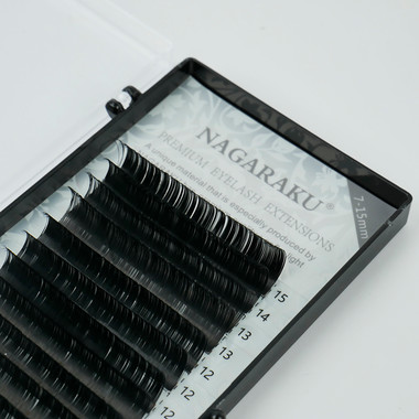 Ресницы NAGARAKU изгиб D 0.10 mix 16 рядов 7- 15 мм - Фото №2