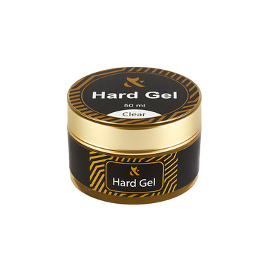 Nail modeling gel FOX Hard gel Clear 50 ml