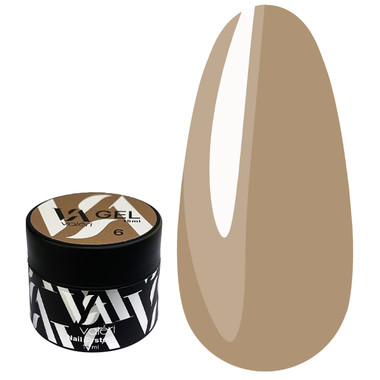 Гель для наращивания VALERI Builder Gel №06 Cacao 15 мл (VBG-006) - Фото №1