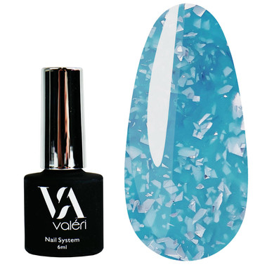 VALERI Potal Base №55 blue with silver leaf 6 ml (VFB6-55) - Фото №1