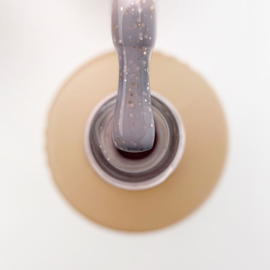 DARK PRO Base Shine 06 milchig rosa mit weißgoldenem Glitzer 15 ml - Фото №2