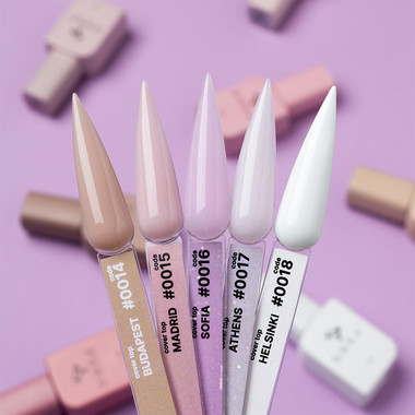 Top DNKa COVER Top №0017 Athen ohne Klebeschicht milchig rosa mit Schimmer 12 ml (CTD0017) - Фото №2