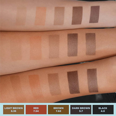 Eyebrow and eyelash dye OKO Liquid Hybrid Tint H20 LIGHT BROWN 8.36 15 ml (TINT-LB) - Фото №4