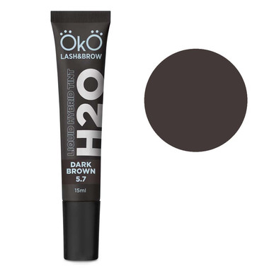 OKO Farbe für Augenbrauen und Wimpern Liquid Hybrid Tint H20 DUNKELBRAUN 5,7 15 ml (TINT-DB) - Фото №1