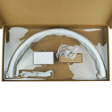 Halbmondförmige weiße Tischleuchte YRE bestenavaya LED 65,8 x 33,8 x 6,3 - Фото №6