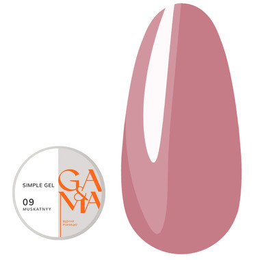 Гель GA&MA Simple gel №009 Мускатный 15 мл (7702950) - Фото №1