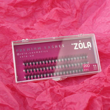Wimpern ZOLA 20 D Bündel 11 mm - Фото №2