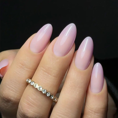 Гель для наращивания Slowianka Builder Gel COMBI ROSE HALF-COVER - ideal tixotropic 15 г - Фото №3