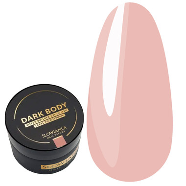 Гель для наращивания Slowianka Builder Gel DARK BODY COVER - ideal tixotropic 15 г - Фото №1