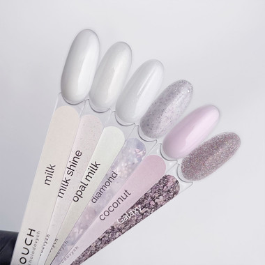 База для ногтей Touch Cover Base Milk shine 13 мл - Фото №3