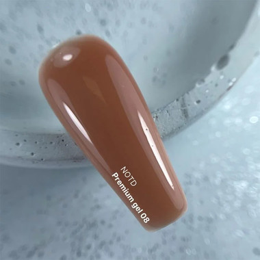 Aufbaugel NAILSOFTHEDAY Premium Gel 08 Nude-Karamell 30 ml - Фото №4