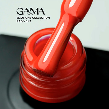 Гель-лак GA&MA Emotions collection №149 RADIY ярко-красный 10 мл (7701449) - Фото №2