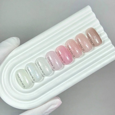 База для ногтей NAILSOFTHEDAY Cover NEW Formula 27 розовый с серебряным шиммером 10 мл - Фото №2