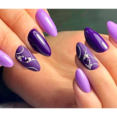 Autumn Manicure 2024 (Purple Shades)