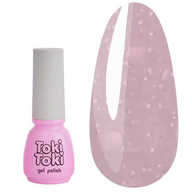Gel polish Toki-Toki № 027 pink with glitter 5 ml - Фото №1
