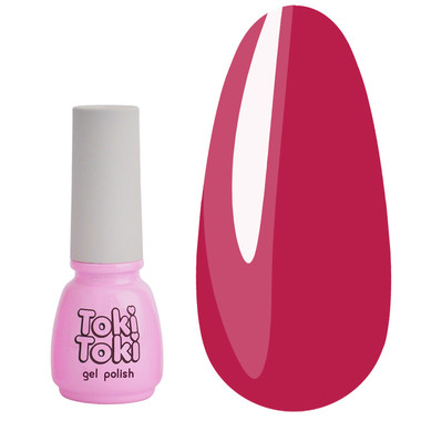 Gel polish Toki-Toki № 060 deep raspberry 5 ml - Фото №1