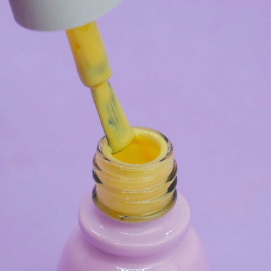 Gel polish Toki-Toki № 076 rich yellow 5 ml - Фото №2