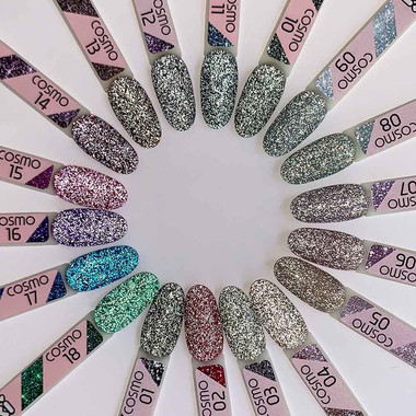 Gel polish Toki-Toki Cosmo № 15 fuchsia reflective 5 ml - Фото №4