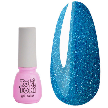 Gel polish Toki-Toki Cosmo № 17 blue reflective 5 ml - Фото №1