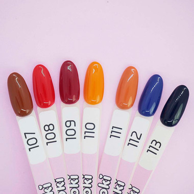 Gel polish Toki-Toki № 107 chestnut brown 5 ml - Фото №3