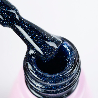 Gel polish Toki-Toki Cosmo № 26 deep blue reflective 5 ml - Фото №2