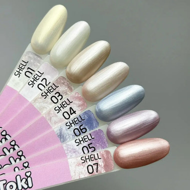 Gelpolitur Toki-Toki Shell SH03 Perlmuttsand 5 ml - Фото №3