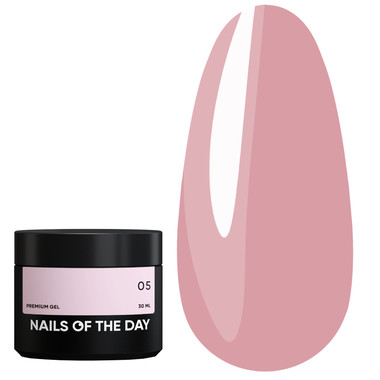 Строительный гель NAILSOFTHEDAY Premium gel 05 розовый 30 мл - Фото №1
