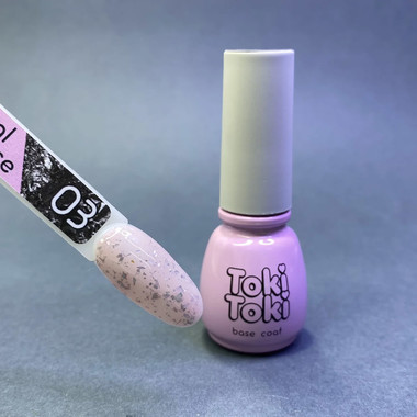 Toki-Toki Potal Base 003 rosa mit Blattsilber 5 ml - Фото №3