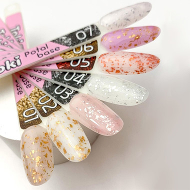 Toki-Toki Potal Base 003 rosa mit Blattsilber 5 ml - Фото №4