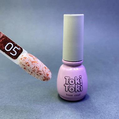 Toki-Toki Potal Base 005 rosa mit Rot und Blattgold 5 ml - Фото №3