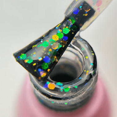 Топ Toki-Toki Glitter Top No wipe 5 мл - Фото №2