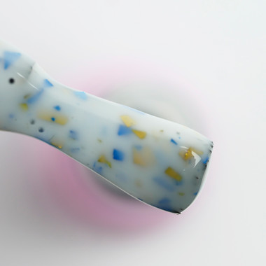 Toki-Toki Potal Base 014 Bravery weiß mit blau-gelbem Blattgold 5 ml - Фото №2