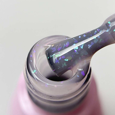 Toki-Toki Stars Base SB07 milky with violet-blue leaf 5 ml - Фото №2