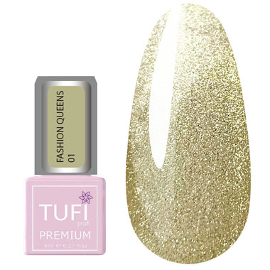 Gel polish TUFI profi PREMIUM Fashion Queens 01 Crystal Serenade 8 ml (0318242) - Фото №1