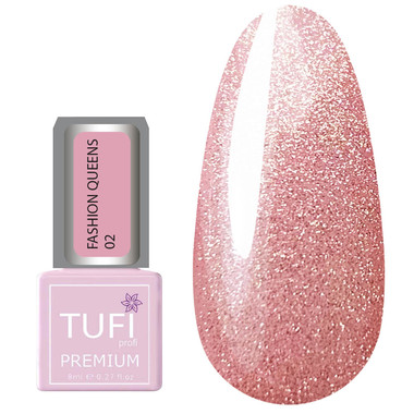 Gel polish TUFI profi PREMIUM Fashion Queens 02 Rosé Opulence 8 ml (0318243) - Фото №1