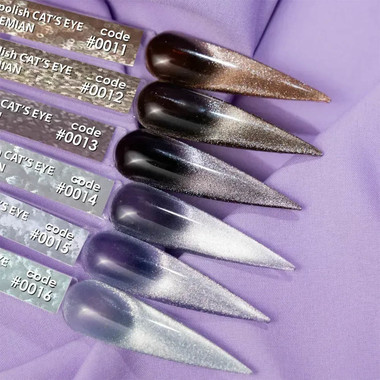 Gel polish DNKa Bohemian Cat's Eye 0012 brown 12 ml (FTCGP0012) - Фото №3