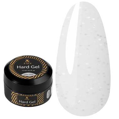 Gel FOX Hard gel Glitz Milk 15 ml - Фото №1