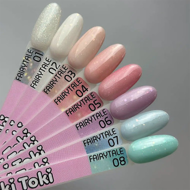 Gel polish Toki-Toki Fairytale FT05 pink with glitter 5 ml - Фото №3