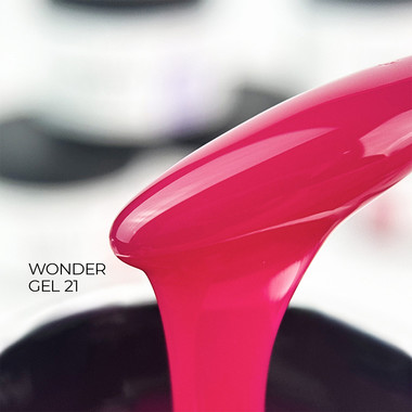 Gel for extensions Siller UV/LED One Phase Wonder Gel №21 fuchsia 30 ml (NF-00021889) - Фото №3