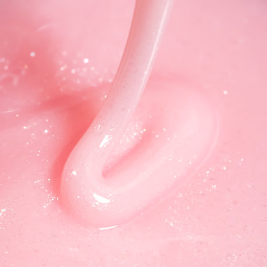 Гель для наращивания DARK Medium Gel №47 розовый с шиммером 15 мл - Фото №2