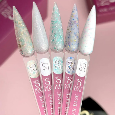 Steffani Cover Base Nr. 26 transluzent milchig mit farbigem Blattgold 17 ml (SCB17-26) - Фото №2