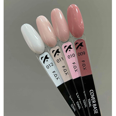 Base FOX Tonal Cover Base №011 zartes Rosa 30 ml (Dose) - Фото №2