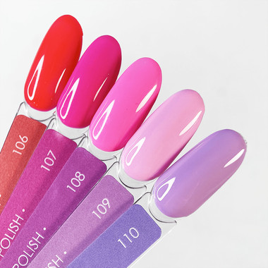 Gel polish DARK New collection 106 light crimson 6 ml - Фото №3