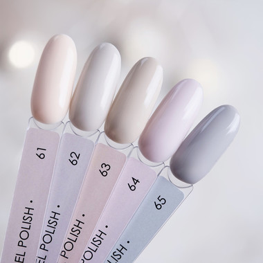 Gel polish DARK New collection 65 milky gray 6 ml - Фото №5