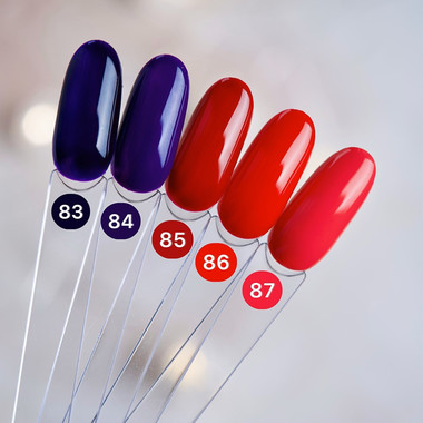 Gellack DARK Neue Kollektion 86 Rich Red 6 ml - Фото №5