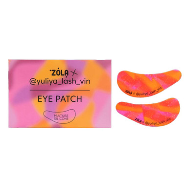 Патчи многофункциональные силиконовые ZOLA x Yuliya Lash Vin розово-оранжевые