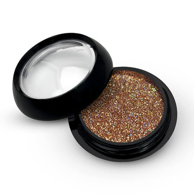 Rubbing for nails Slowianka Tiny Gold Holo 0,8 g - Фото №4