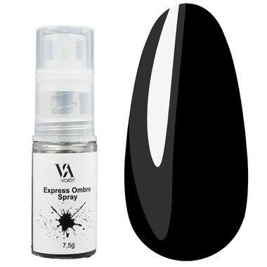 Spray for ombre effect VALERI EXPRESS OMBRE SPRAY №02 black 7.5 g - Фото №1