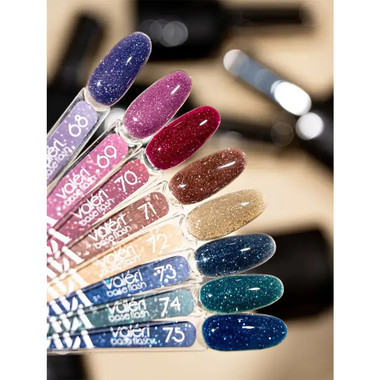 VALERI French Base №70 burgundy reflective 12 ml (VFB12-70) - Фото №2